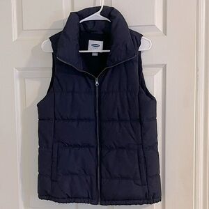 Old Navy Navy Blue Quilted Puffer Vest